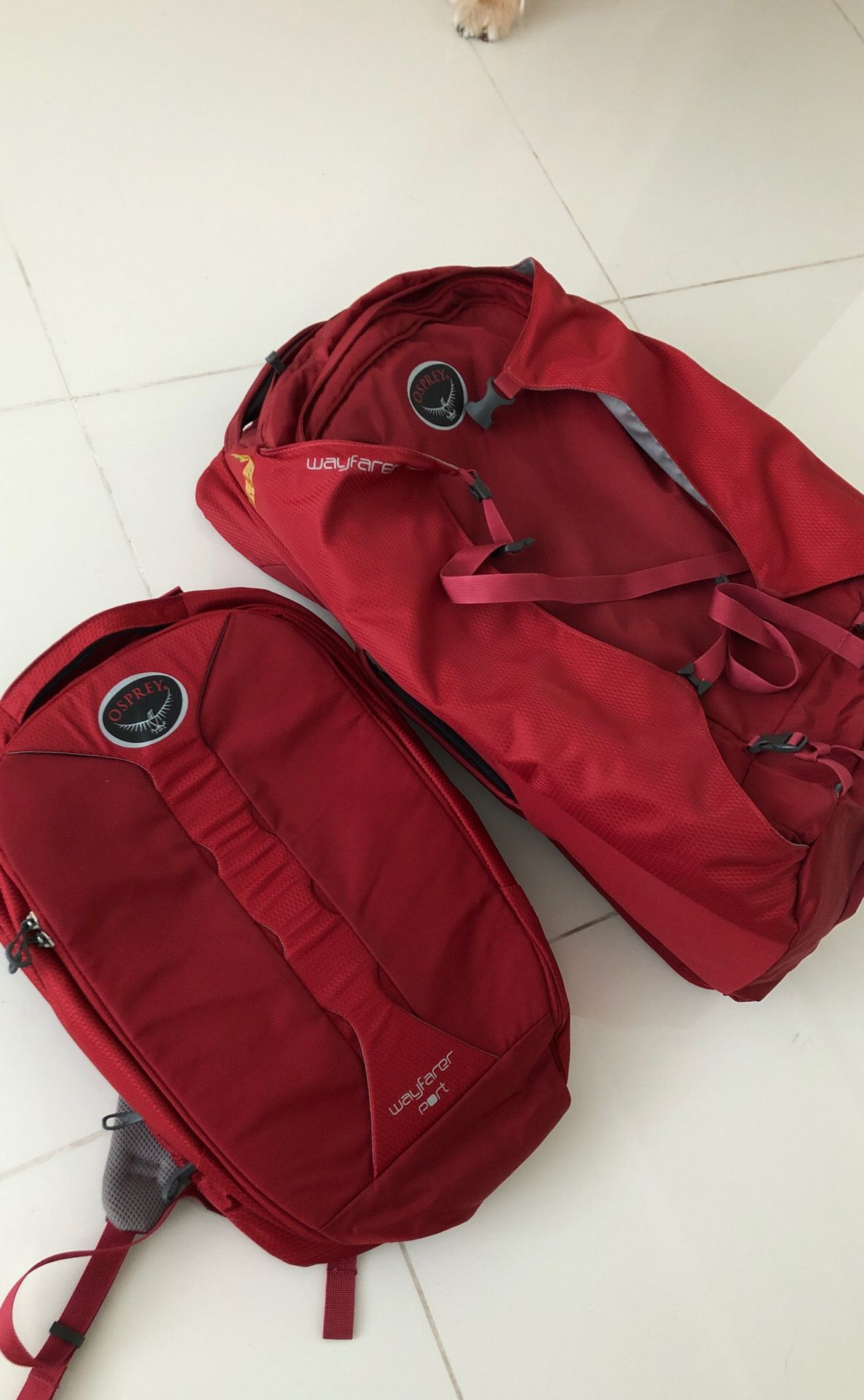 Travel/ camping Osprey backpack 70lts