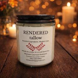 Rendered Tallow Beef Tallow Lotion