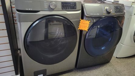 Samsung Washer And Dryer Electric stainless steel delivery haul away old ones