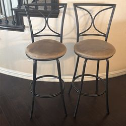(2) barstool chairs