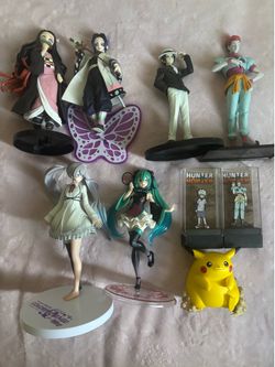 Anime figures set bundle