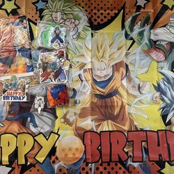 Dragon Ball Z Birthday Party Decoration Supplies. 