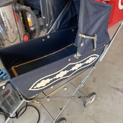 Antique Baby Doll Carriage Stroller 