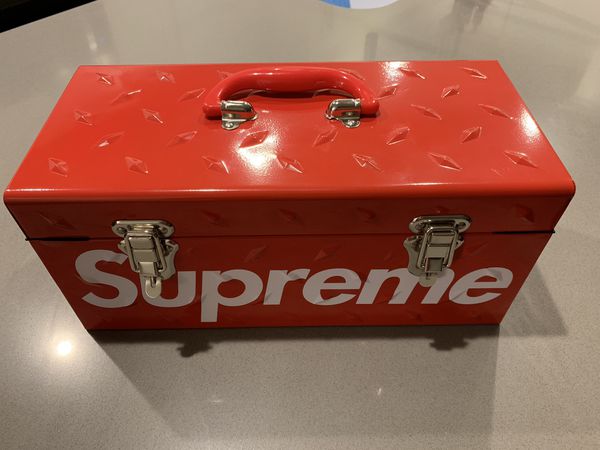 Supreme metal toolbox, Authentic for Sale in Phoenix, AZ - OfferUp