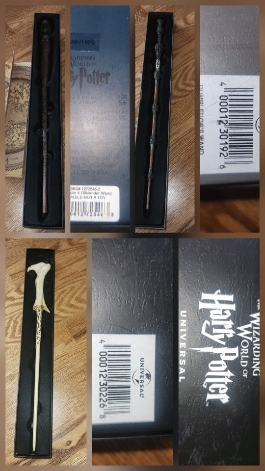 Harry Potter Wands From UNIVERSAL STUDIOS