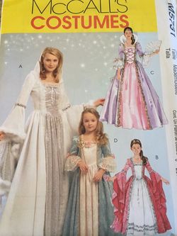 New Sewing Patterns For Costumes $5 Each
