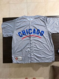 Brand new XL official Bleacher Bum Chicago Cubs Gray Baseball Jersey