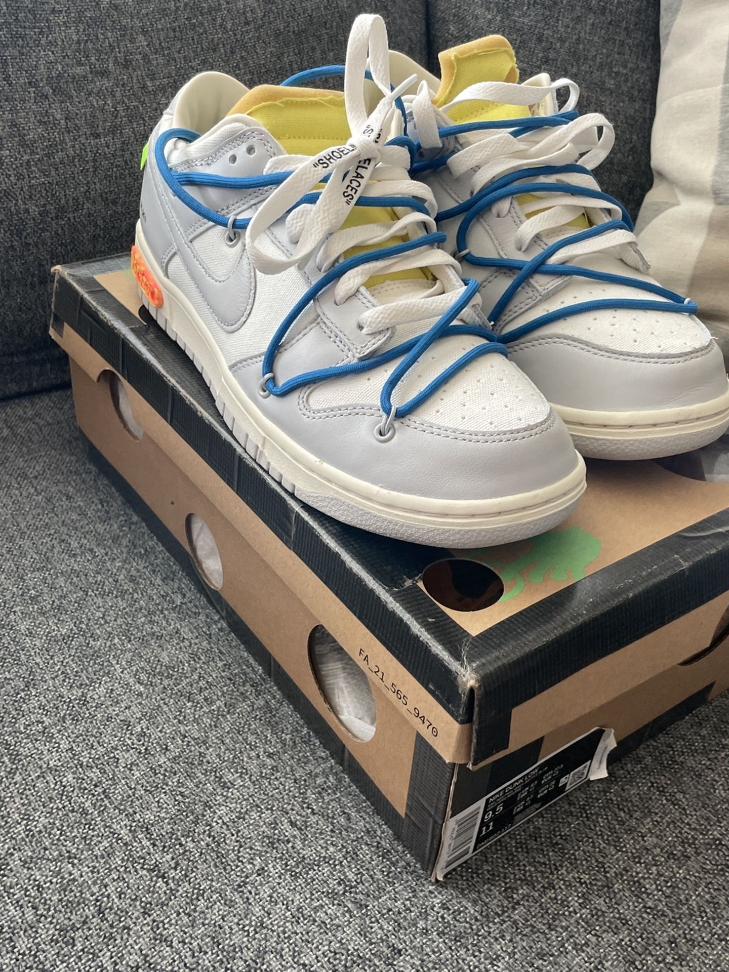 Off White Nike Dunk Low Lot 10 100% Authentic