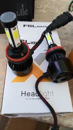 2pcs 4 Sided/Sides 100W 12000lm H4 H7 H11 9005 9006 Car LED Headlight bulbs