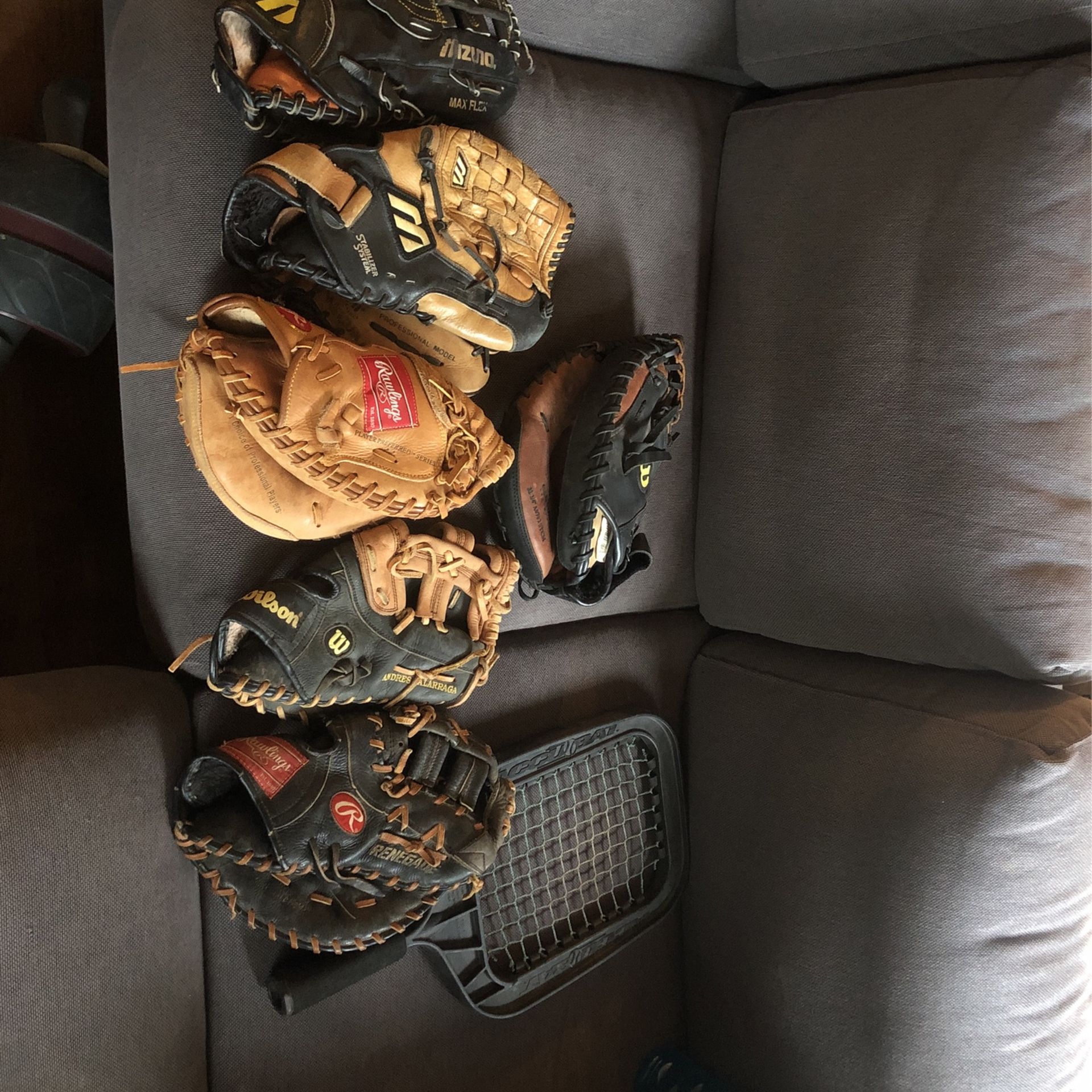 Assorted Baseball Gloves