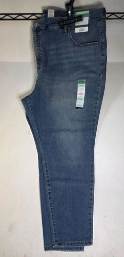 Terra & Sky High Rise Skinny Plus Size Blue Jeans Women's 26W