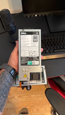 3x Dell 2000W Server Power Supply 80+ Platinum (D2000E-S0)