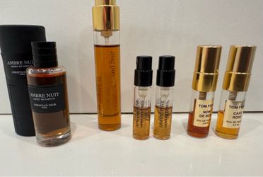 Official Niche / Private Designer Bundle • TOM FORD / Dior Privée / MFK / Armani Prive • Travel Spray, Mini, Samples