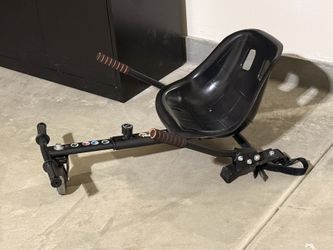 Hoverboard Seat Attachment 265lbs Capacity, 26"-34.5" Adjustable Length Hover Board Go Kart Accessory w/Comfortable&Sturdy Seat,Go Cart Compatible wit