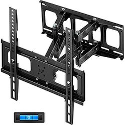 NEW! Full Motion TV Wall Mount with Height Setting for Most 27-65 inch up to 110 lbs, Swivel and Tilt Wall Mount with Articulating 6 Arms, Max VESA 40