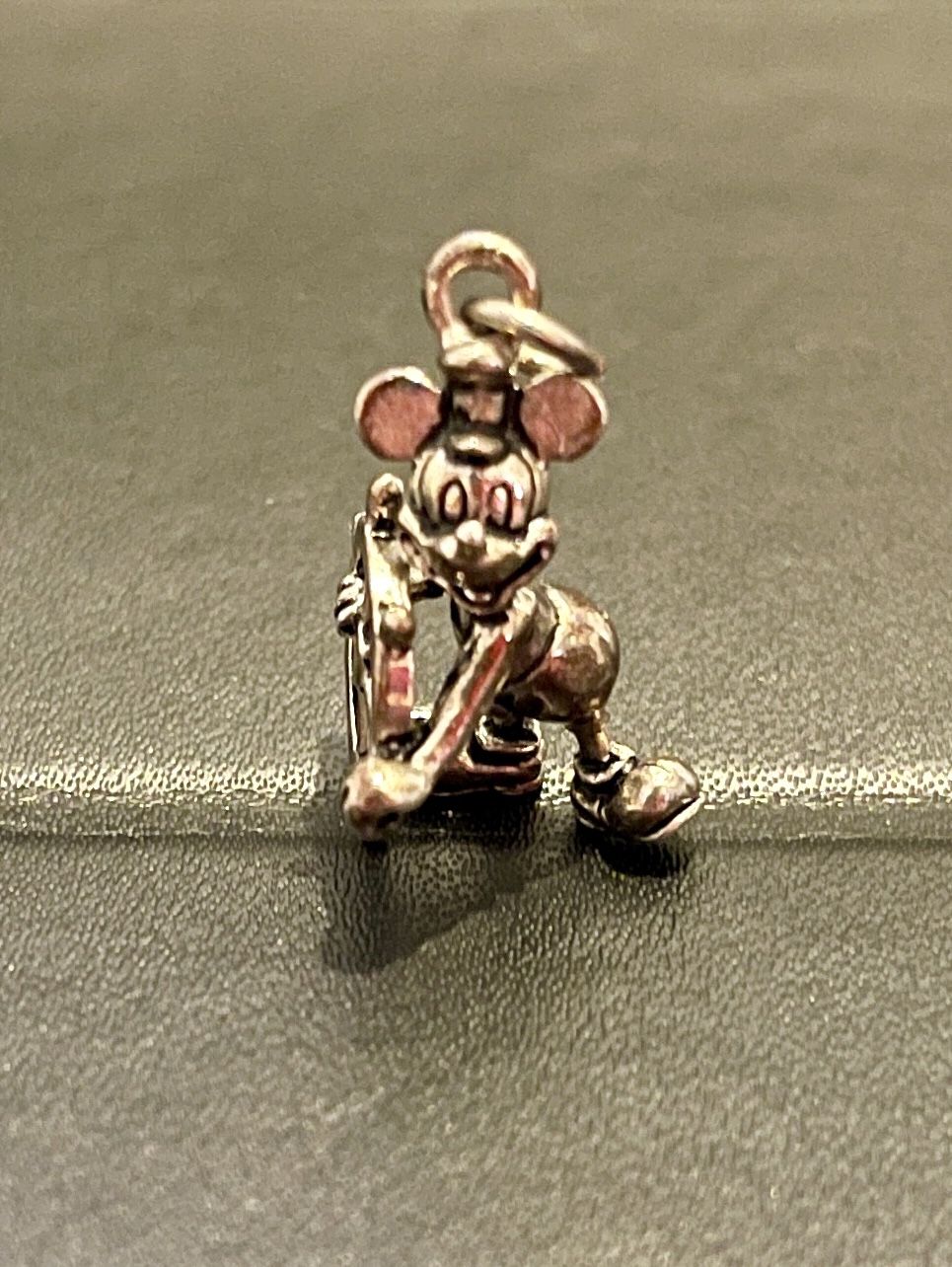 Disney Mickey Mouse Steamboat Willie / Jewelry Silver 925 pendant