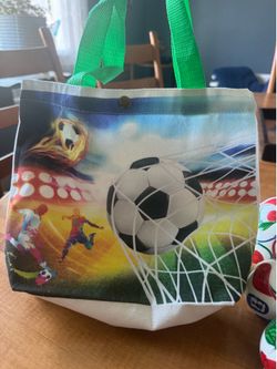 Mini Soccer Balls and Tote