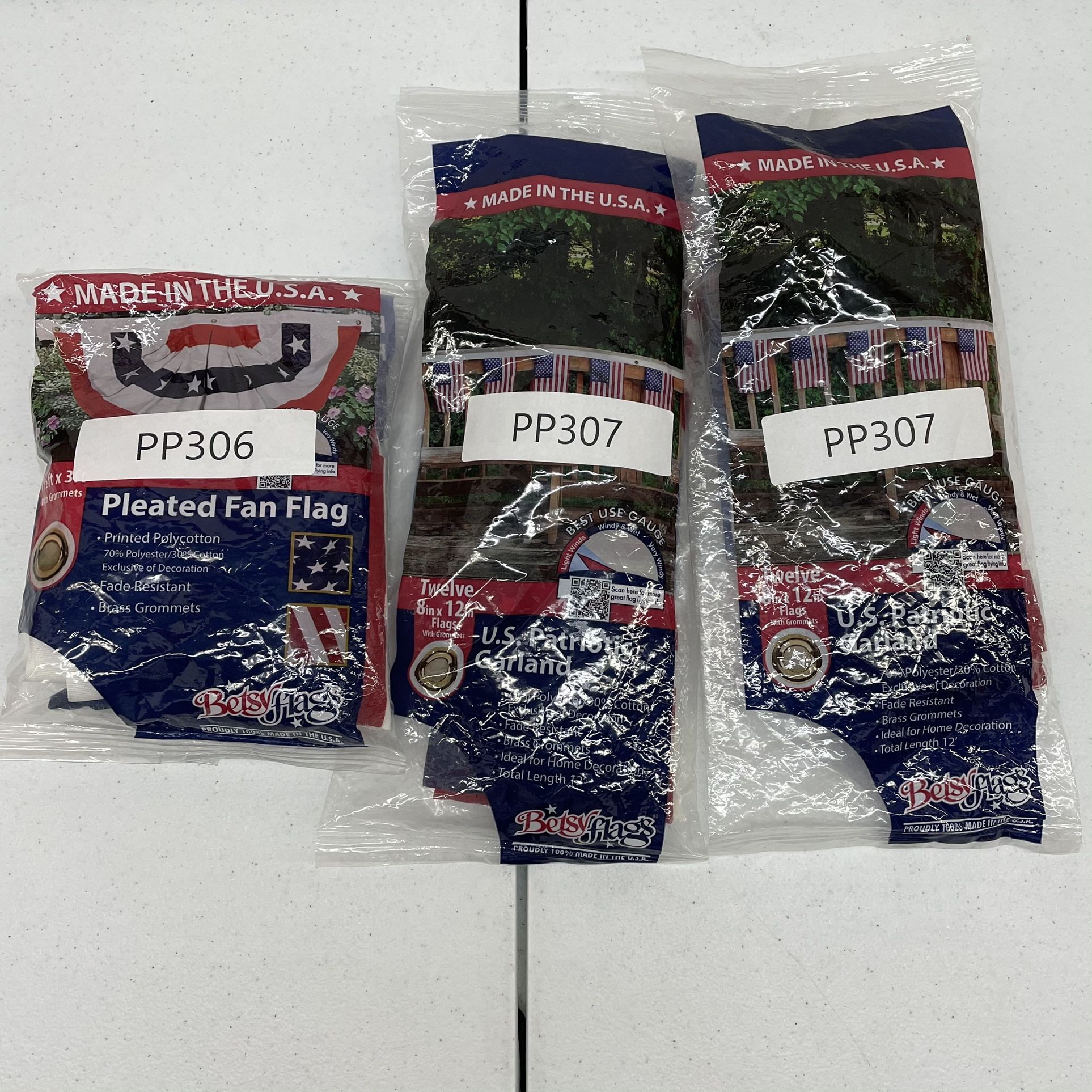 πΊπΈ Betsy Flags Patriotic Bundle β 3 Pack (Made in the USA)