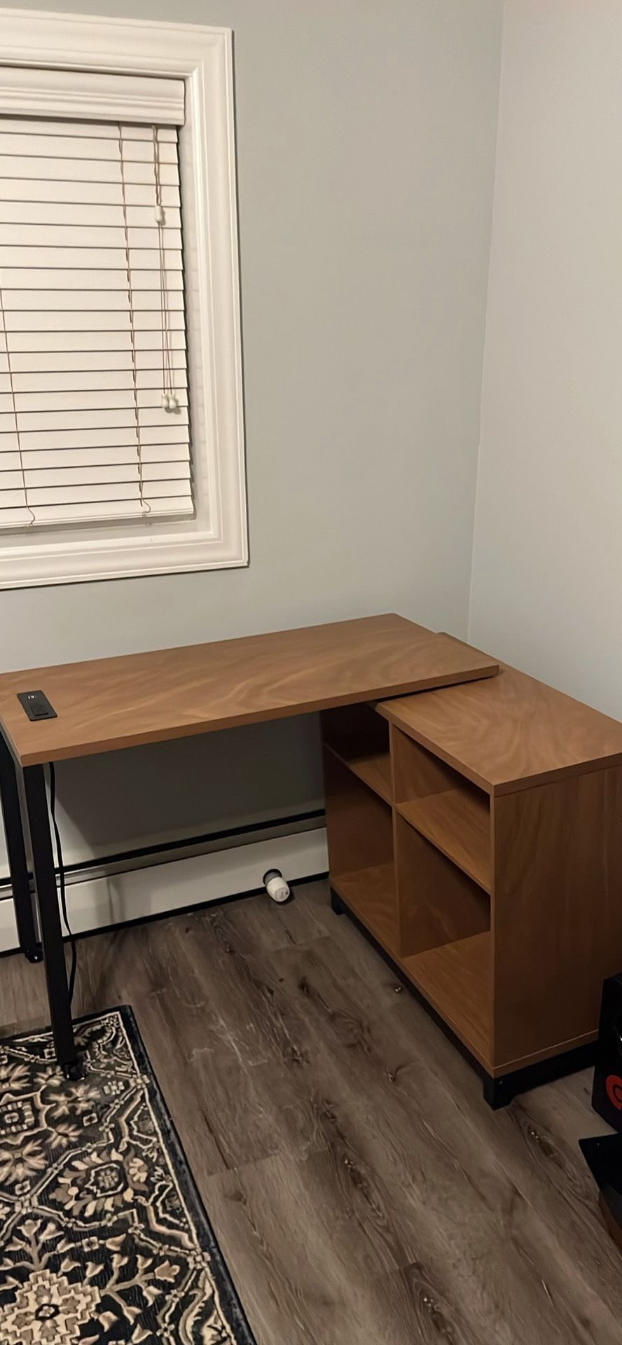 Folding Desk with 2 outlets and 2 usb ports