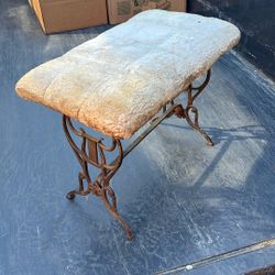 Very Cool Gothic Cast Iron Victorian Era Bench