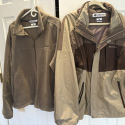 2 Columbia Men’s Jackets XL