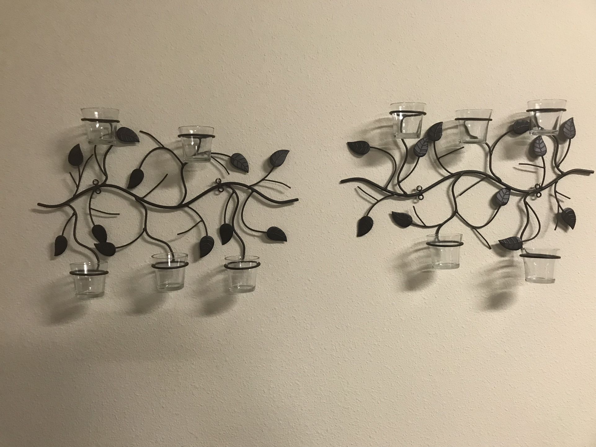 Wall Decor Votives Pair
