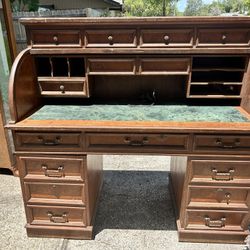 Vintage Roll Top Desk