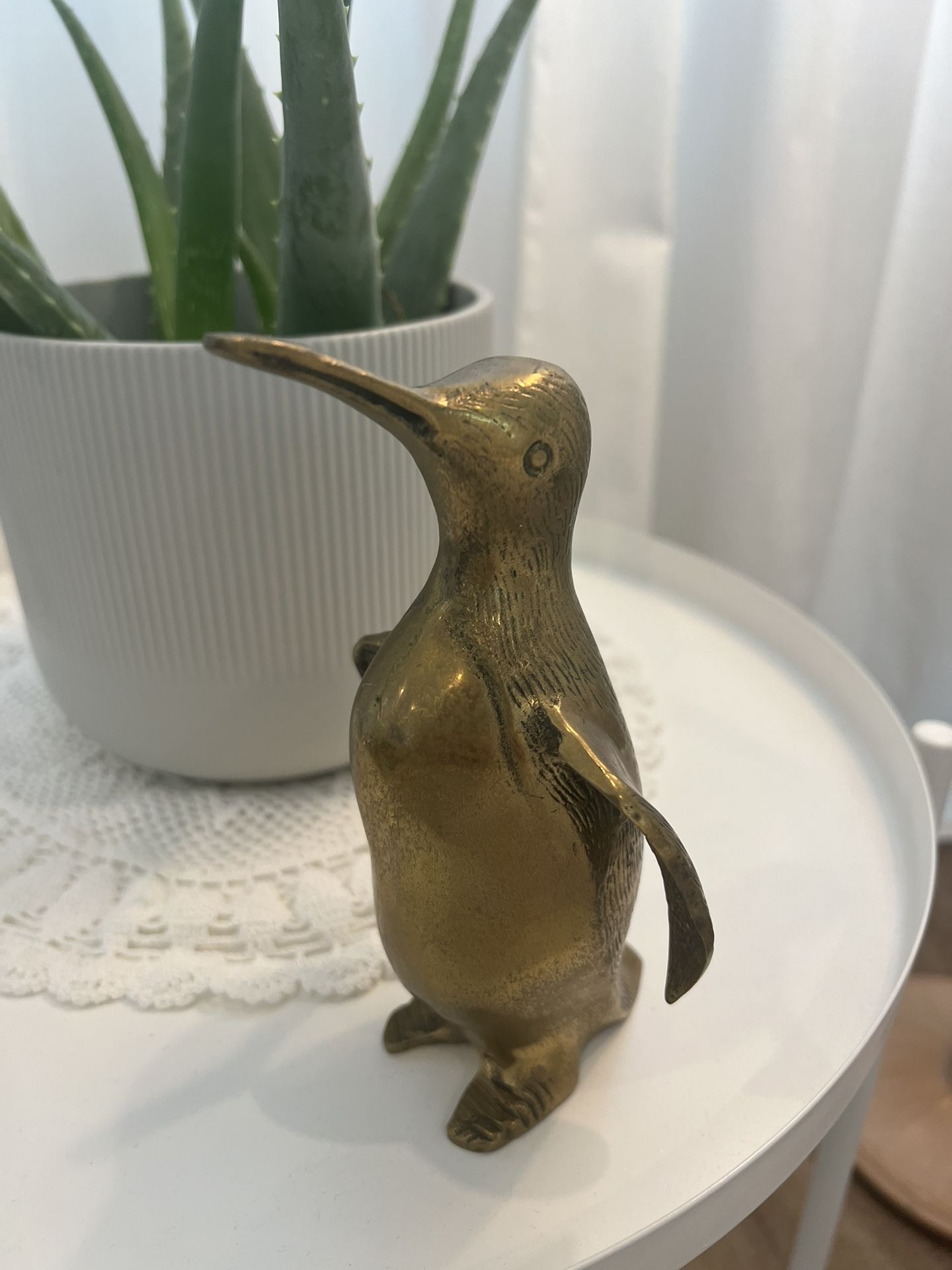 Hollywood Regency Brass Penguin