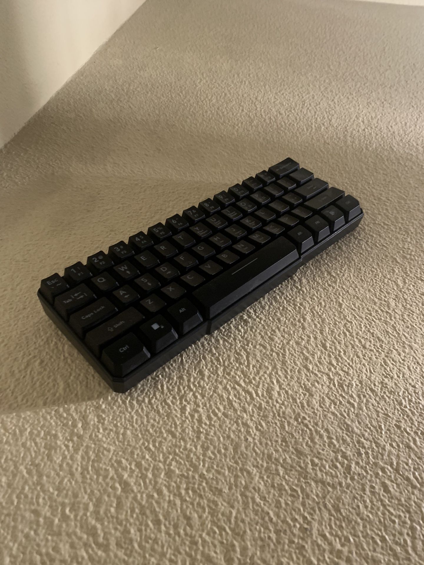 black gaming keyboard