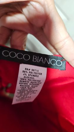 Coco Bianco Red blouse