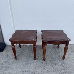 Mahogany Inlaid End Table / Side Table (ET413)