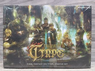 Final Fantasy XIV TTRPG Starter Set Sealed New In Box (A1D029328)