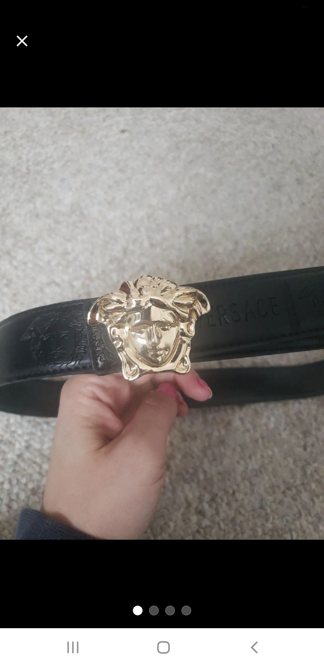 men's or a women's in Medusa head belt