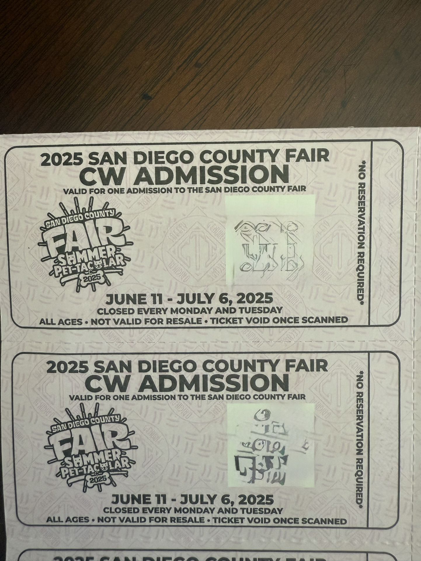 Del Mar Fair Tickets