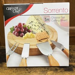 *NEW* Grande Chef Cheese Board Set – 5 Pc