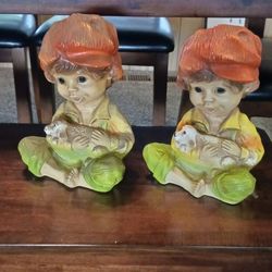 Universal Statuary Boy And Girl