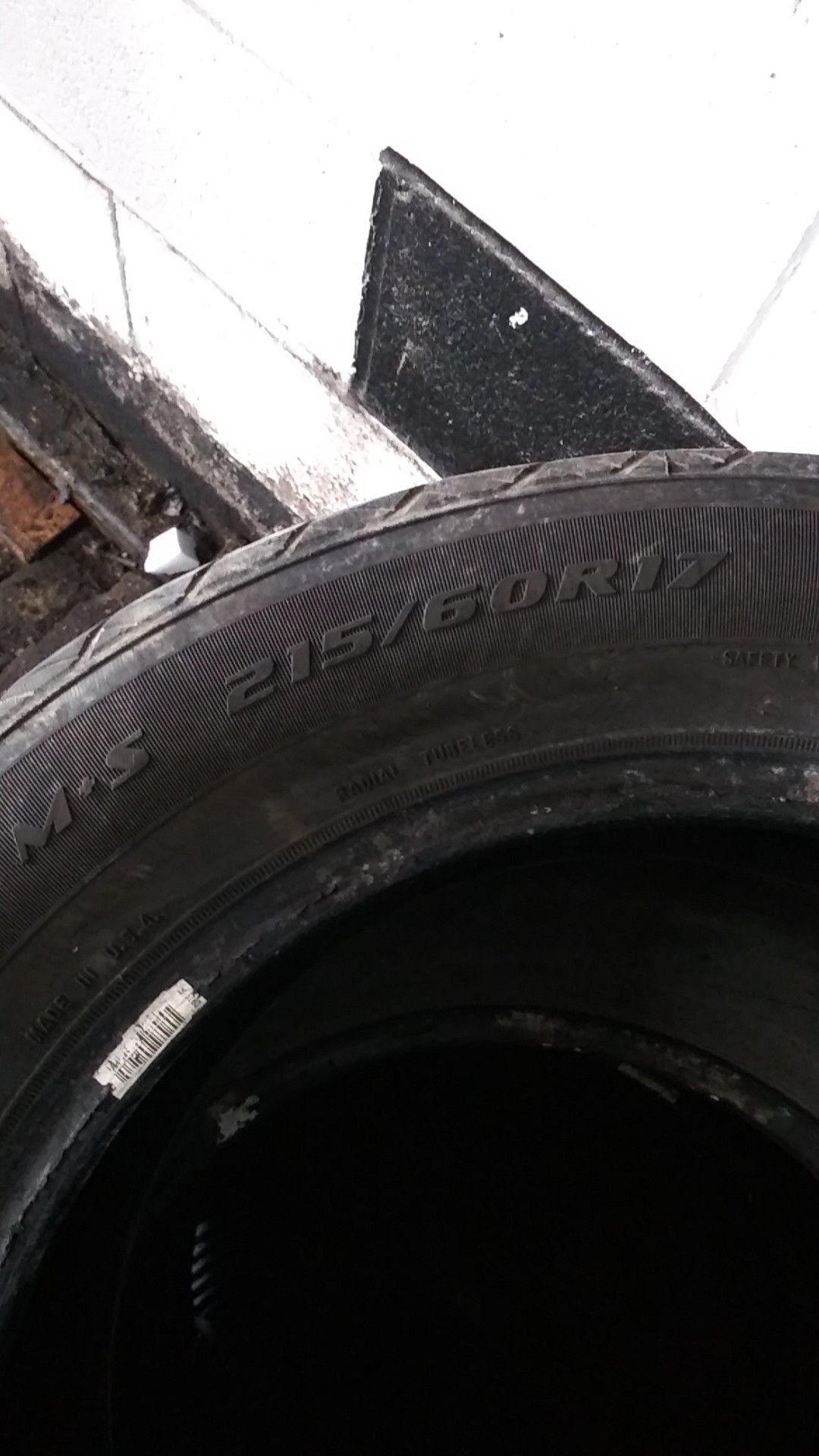 215/60/17 inch tire
