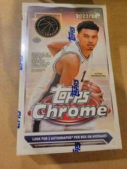 2023-24 Topps Chrome Basketball NBA - Hobby Box - New Sealed