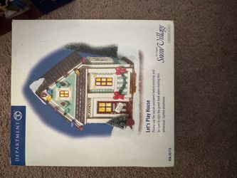 Department 56 Snow Village Let's Play House