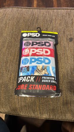 PSD Premium Boxer Briefs Size Large 