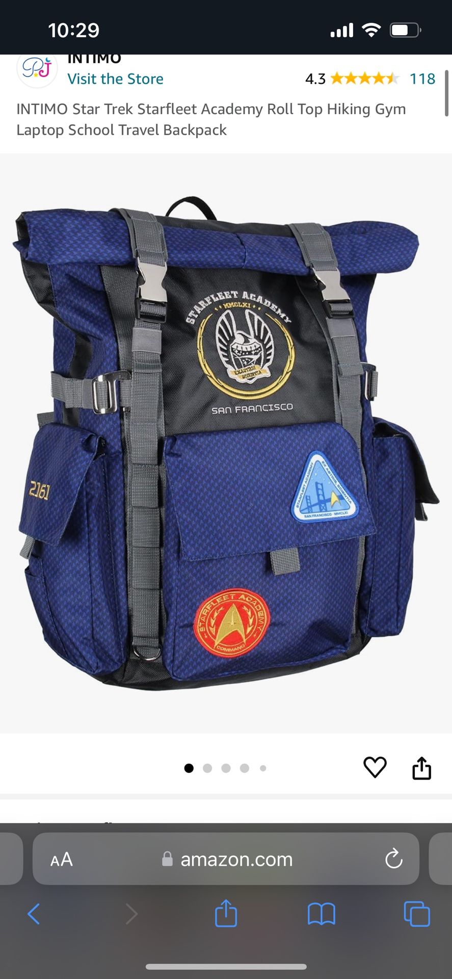 Star Trek Backpack