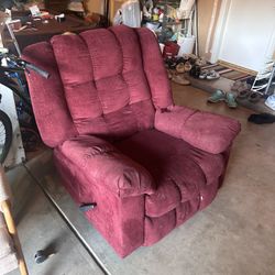 Red Recliner Couch