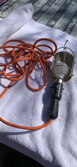 Work trouble light, also known as a drop light or inspection lamp, designed to illuminate