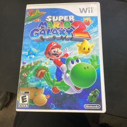 Nintendo Wii Super Mario Galaxy 2 Game