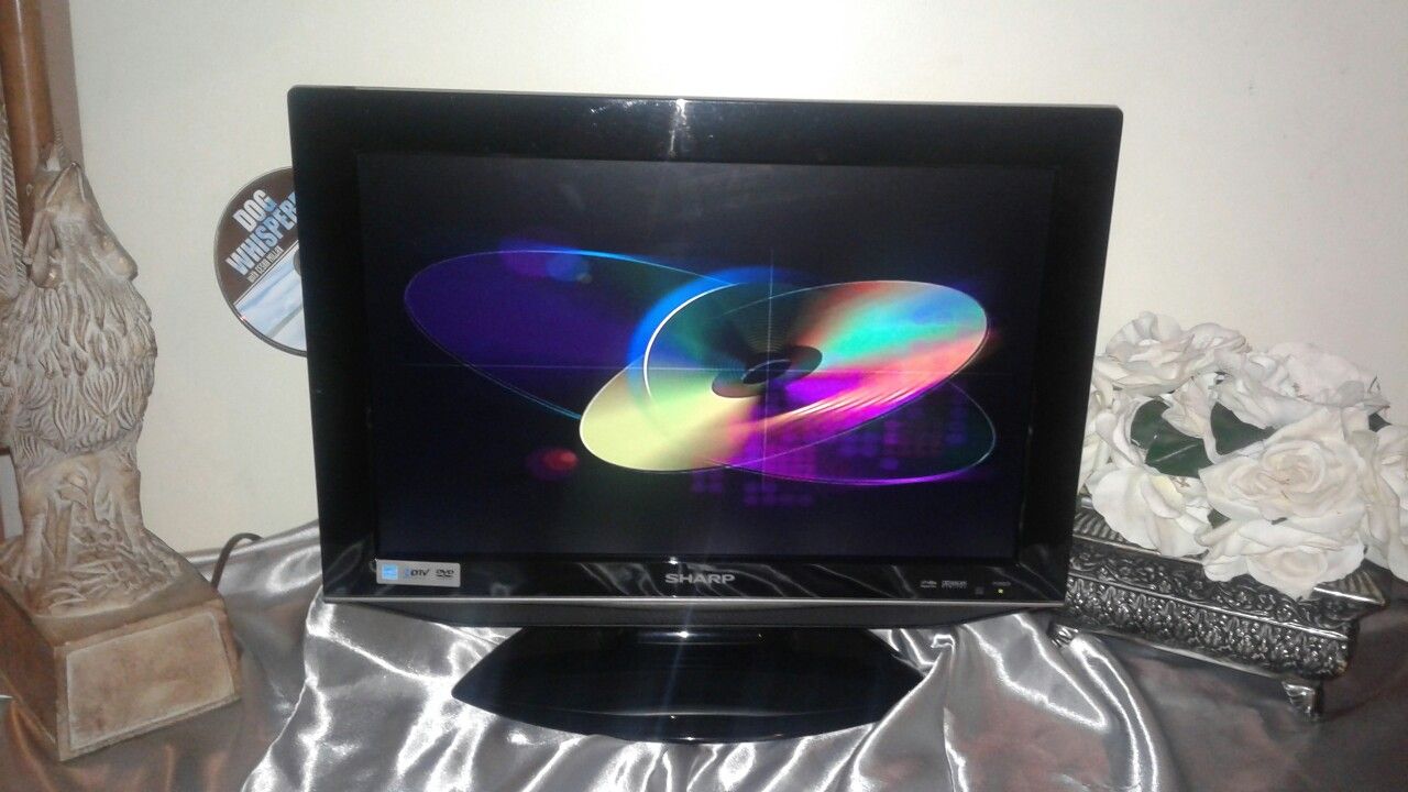 Sharp LC19DV24U 19 Inch LCD HDTV Built In DVD Player