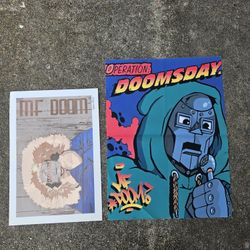 Limited Edition MF DOOM Poster Set - Operation: Doomsday & Arctic Art