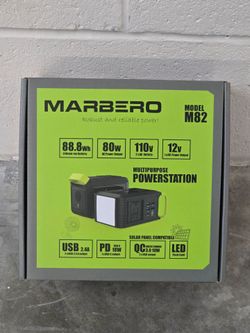 Portable Power Station 88Wh Camping Battery Generator Fast Charging AC Outlet 120W Peak Power Bank
