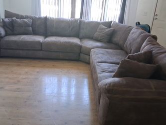 Sectional /Sofa faux-leather "SUNDAY SALE"-(OBO)