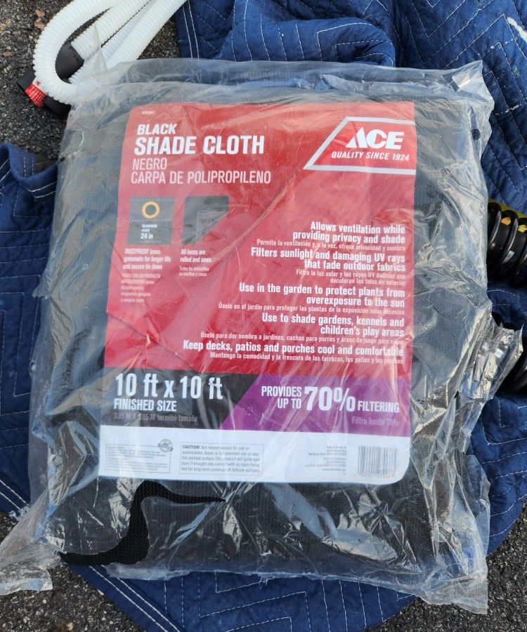 Ace Polypropylene Shade Cloth 10 ft. W X 10 ft. L