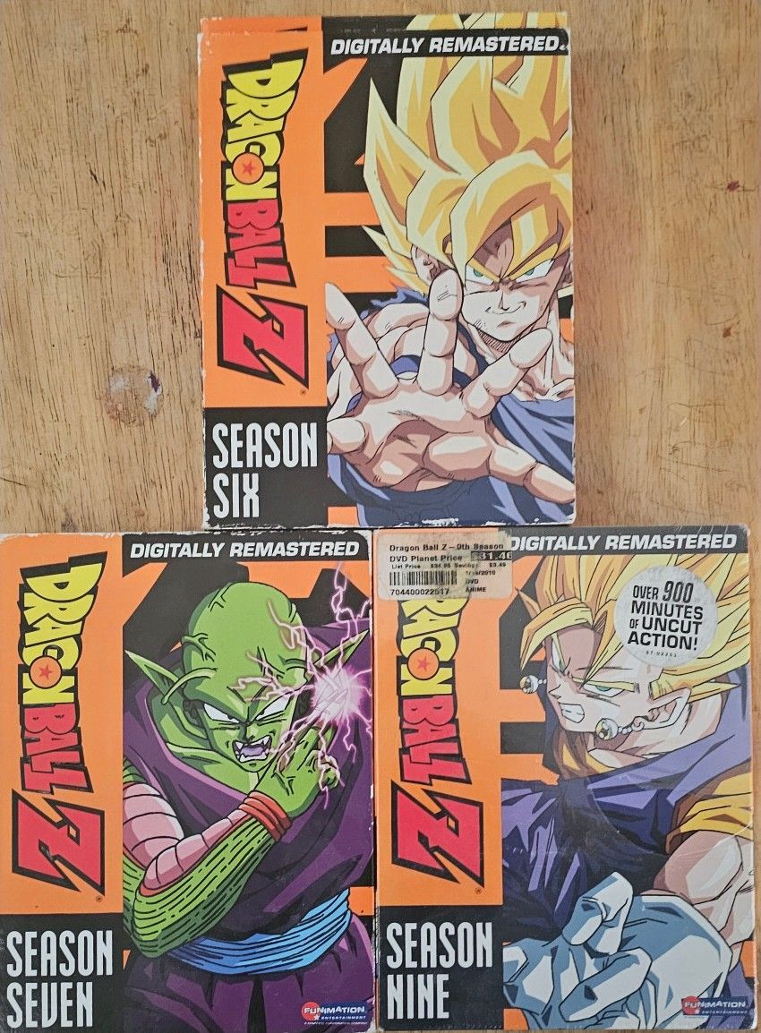 Dragon Ball Z Season 6,7,9